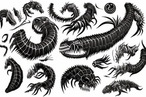 Tokyo ghoul centipede tattoo idea