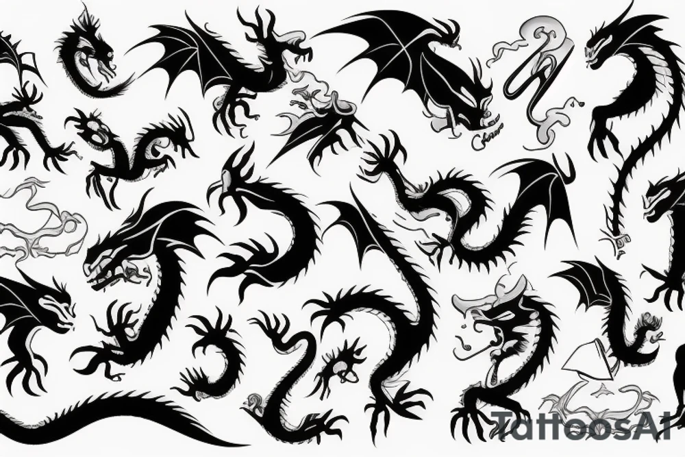 dragon tattoo idea