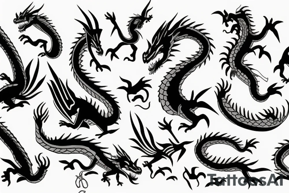 dragon tattoo idea