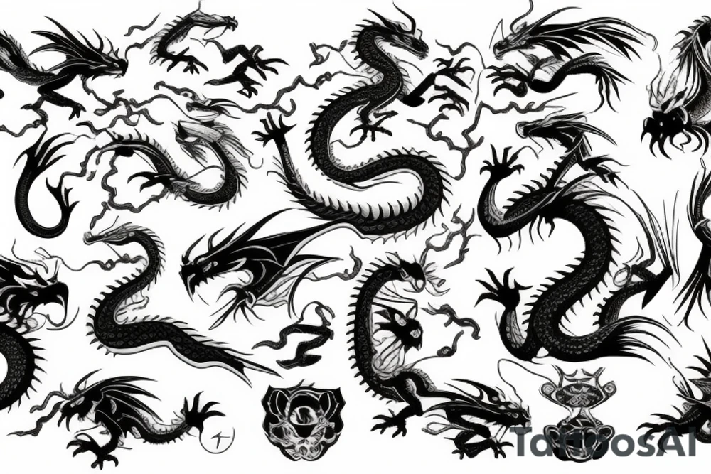 dragon tattoo idea