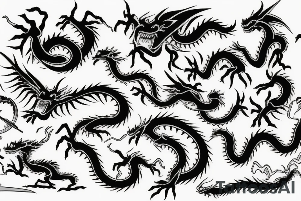 dragon tattoo idea