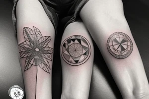 I have a tattoo on my calf and ankel and i want to cover my remaining space tattoo idea