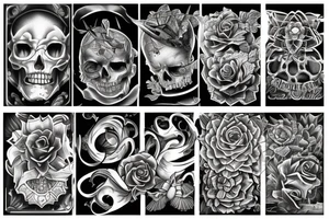 Overlapping tattoo tattoo idea