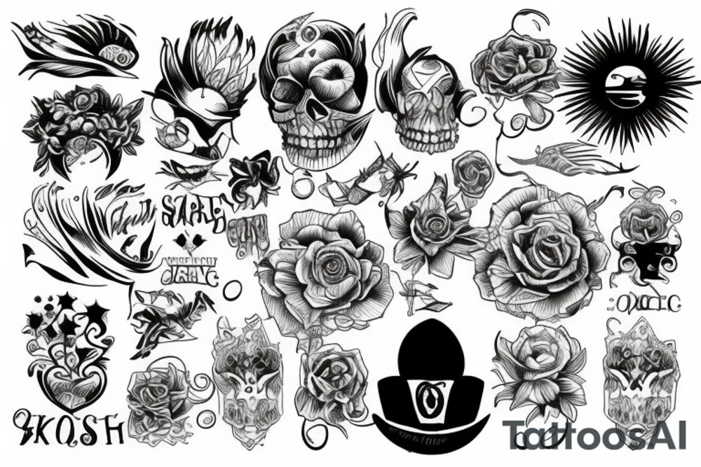 Sunrise tattoo idea
