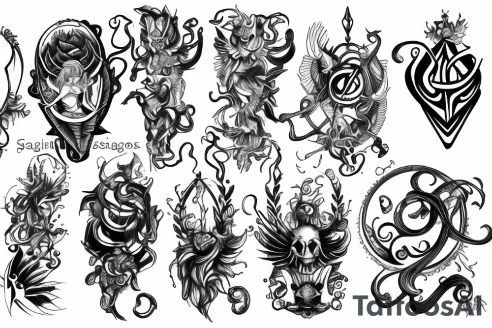 sagitarius tattoo idea