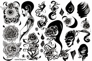Feminine energy tattoo idea