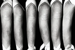 Divine feminine energy tattoo idea