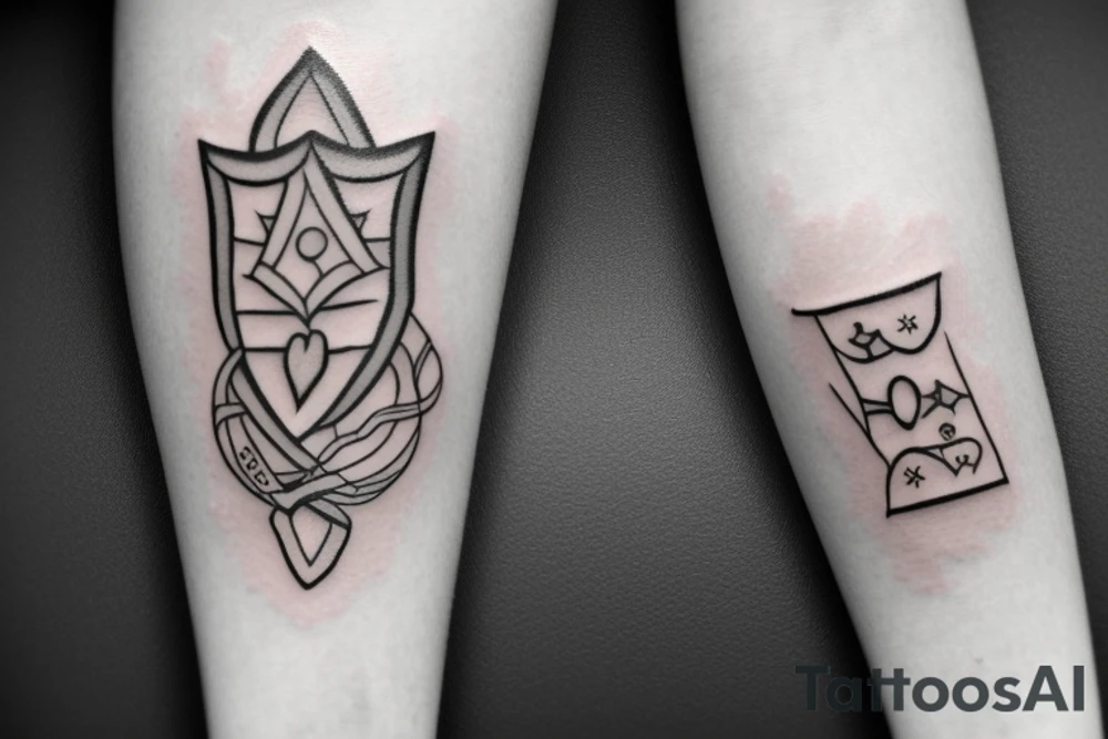 Seven with spades tattoo idea