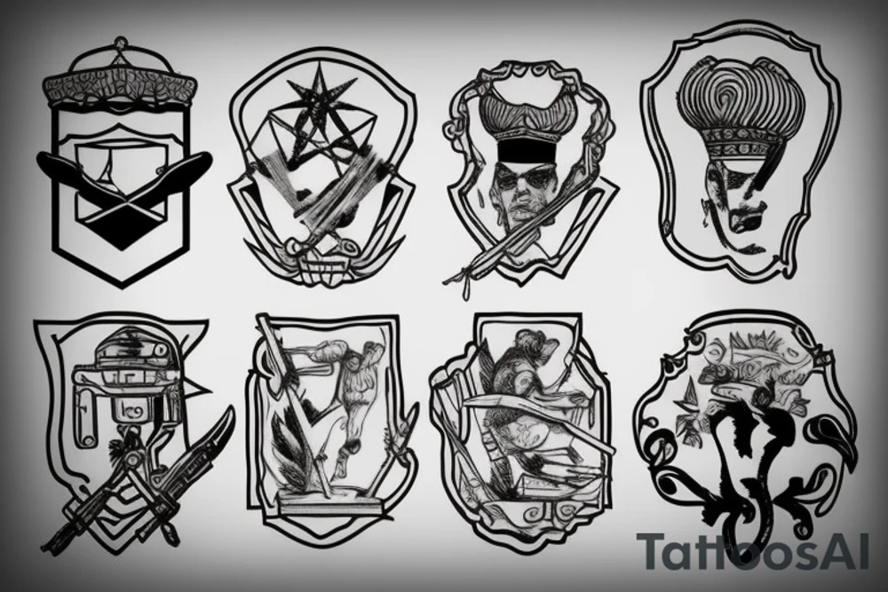 Greek soldier tattoo idea