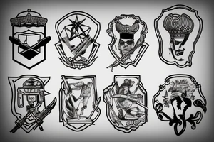 Greek soldier tattoo idea