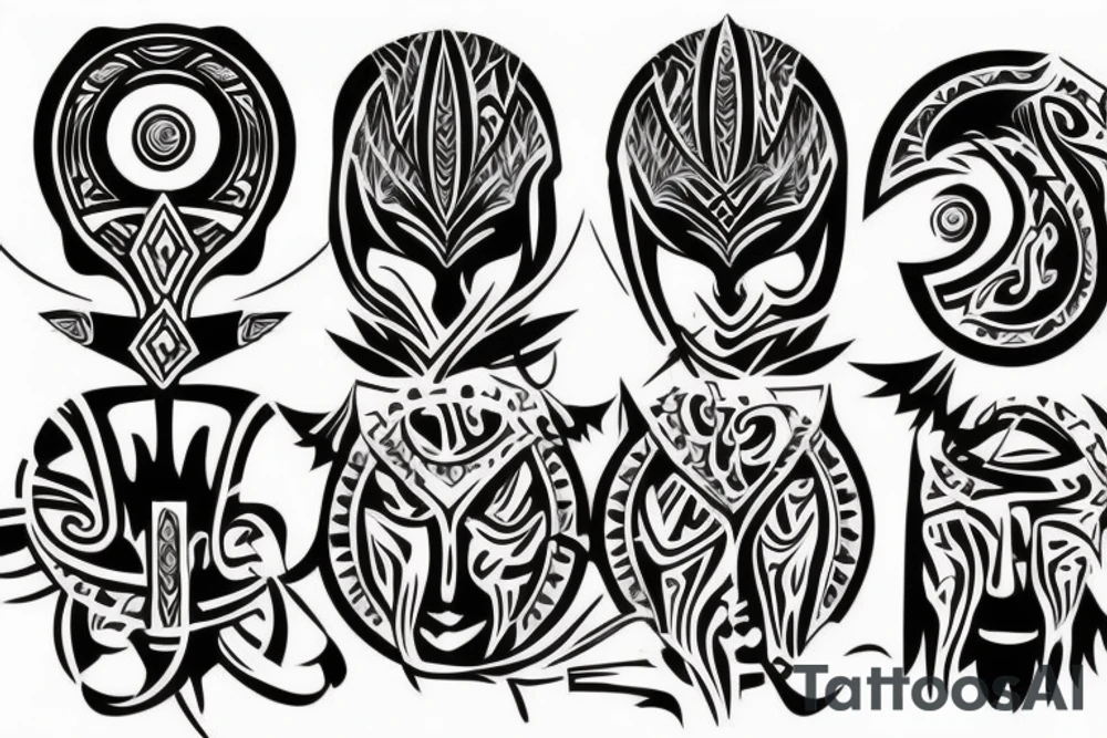 Tribal but modern armband tattoo idea