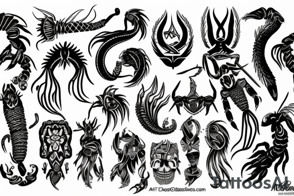Scorpio tattoo idea