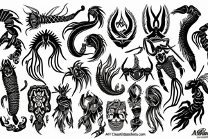Scorpio tattoo idea