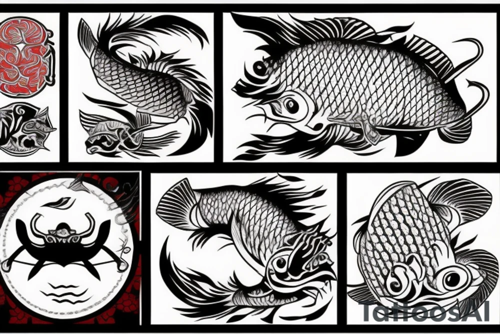 carp tattoo idea