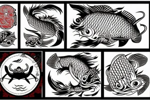 carp tattoo idea