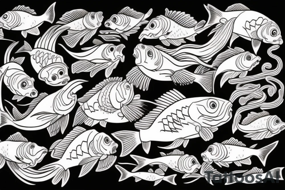 carp tattoo idea