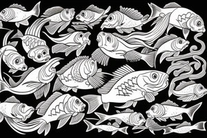 carp tattoo idea