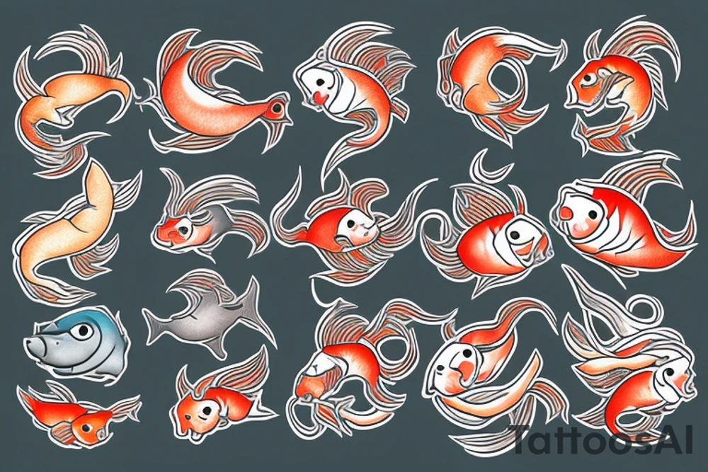 carp tattoo idea