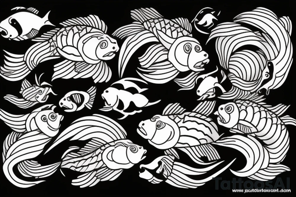 carp tattoo idea