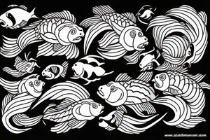 carp tattoo idea