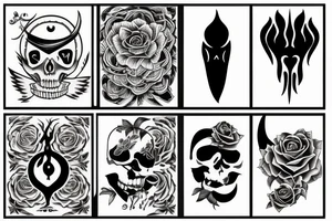 The distance between life and death tattoo idea
