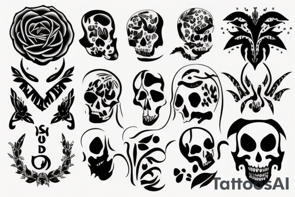 The distance between life and death tattoo idea
