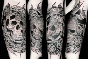 The distance between life and death tattoo idea