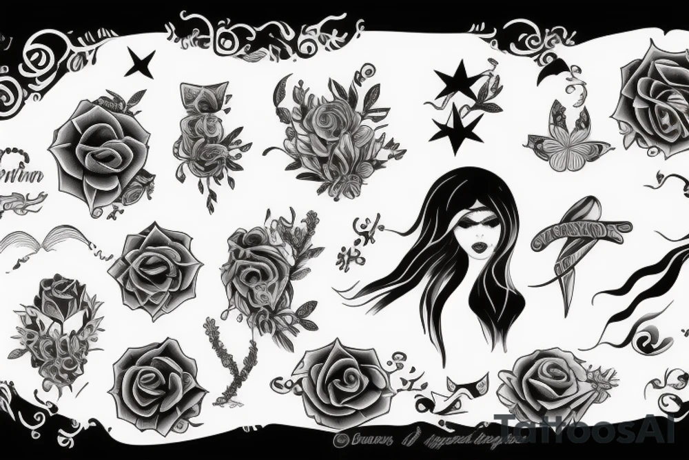 Name of wife and Daughter tattoo idea