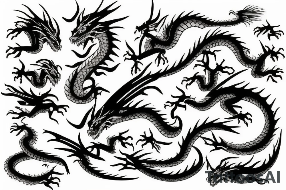 dragon tattoo idea