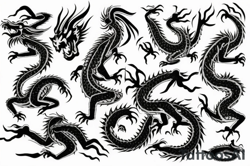 dragon tattoo idea