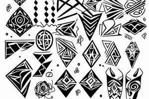 Happy tattoo idea