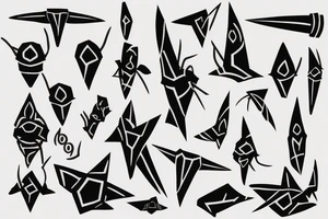 Kunai tattoo idea