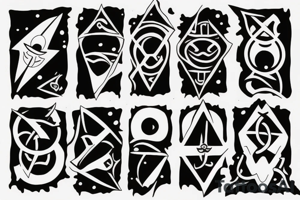 Kunai tattoo idea