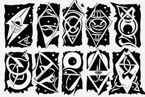Kunai tattoo idea