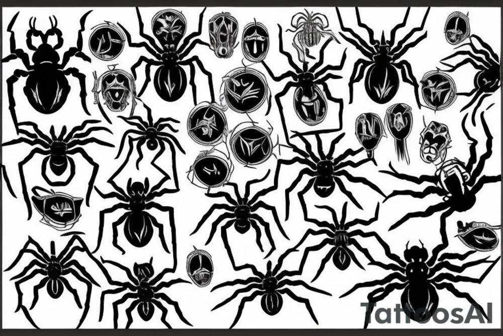 spider tattoo idea