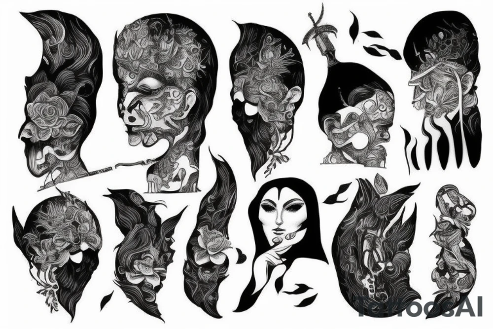 Surreal tattoo idea
