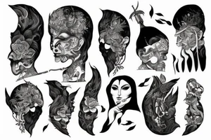 Surreal tattoo idea