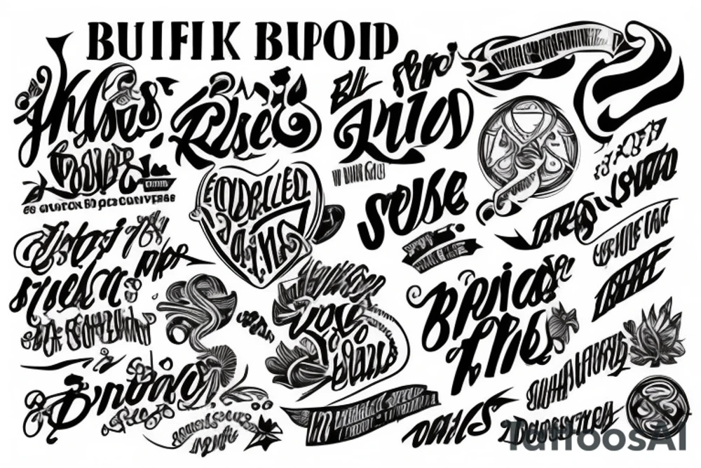 BUFFMEUP tattoo idea
