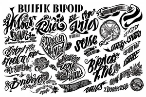 BUFFMEUP tattoo idea