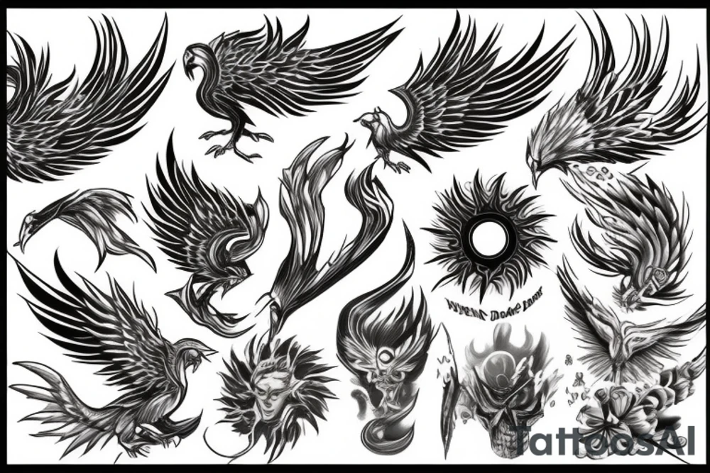 Phoenix tattoo idea