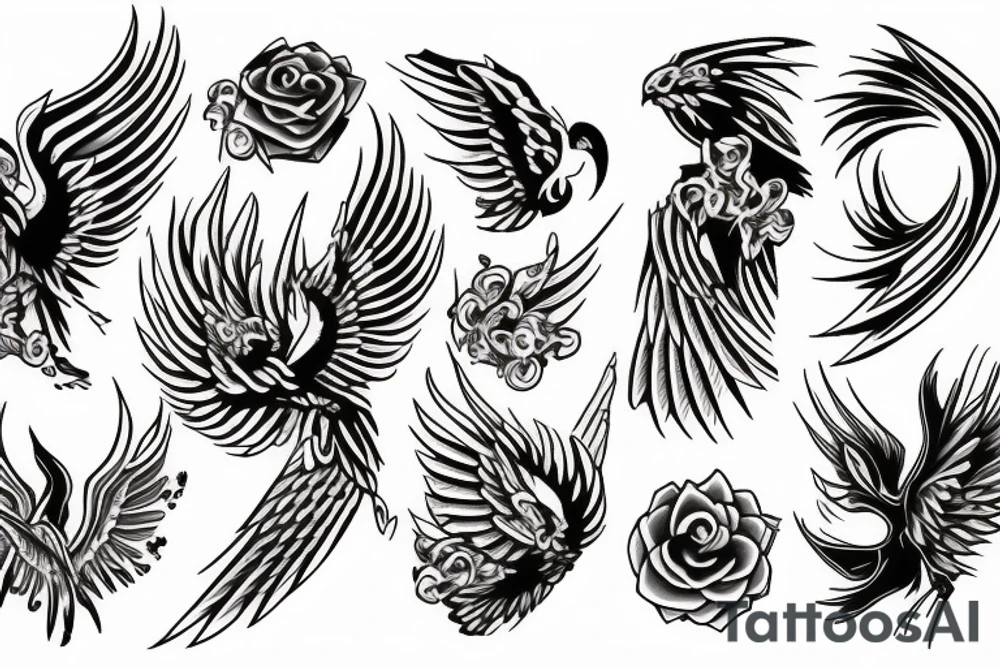 Phoenix tattoo idea