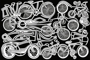 HB BICYCLE tattoo idea