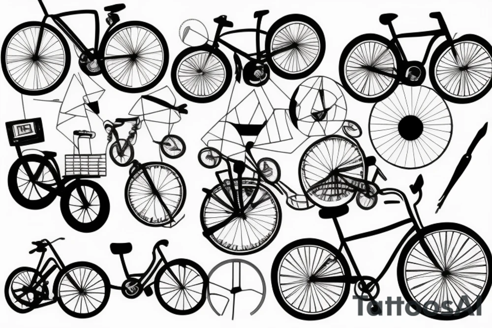 HB BICYCLE tattoo idea