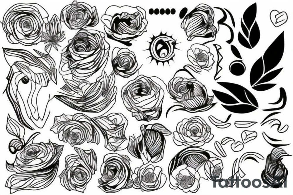 one line tattoo about sexe tattoo idea