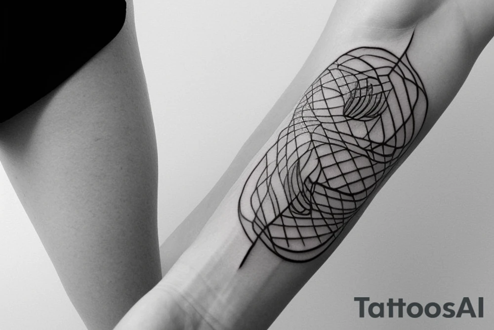 single line tattoo idea