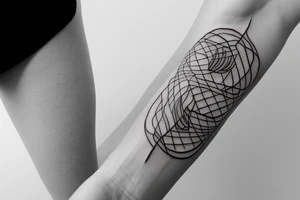 single line tattoo idea