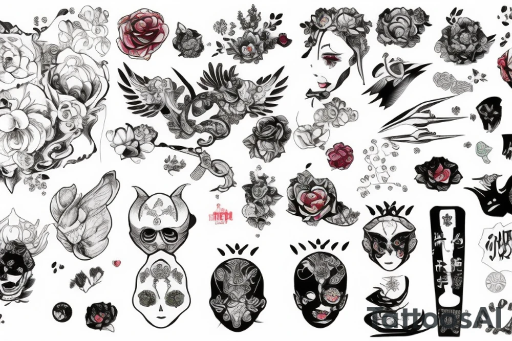 Самурай tattoo idea