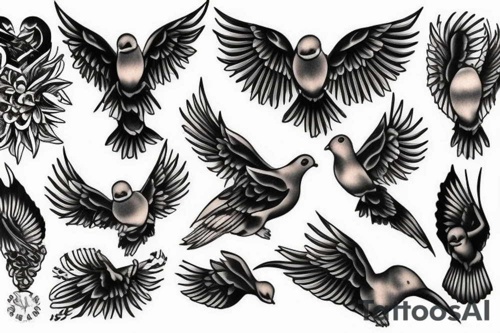 Dove mountains tattoo idea