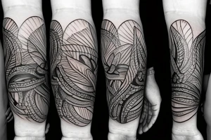 Hand growing out of a vase tattoo idea