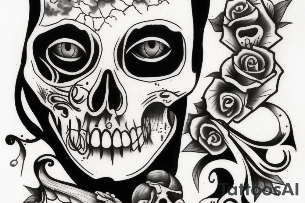 Scull tattoo idea